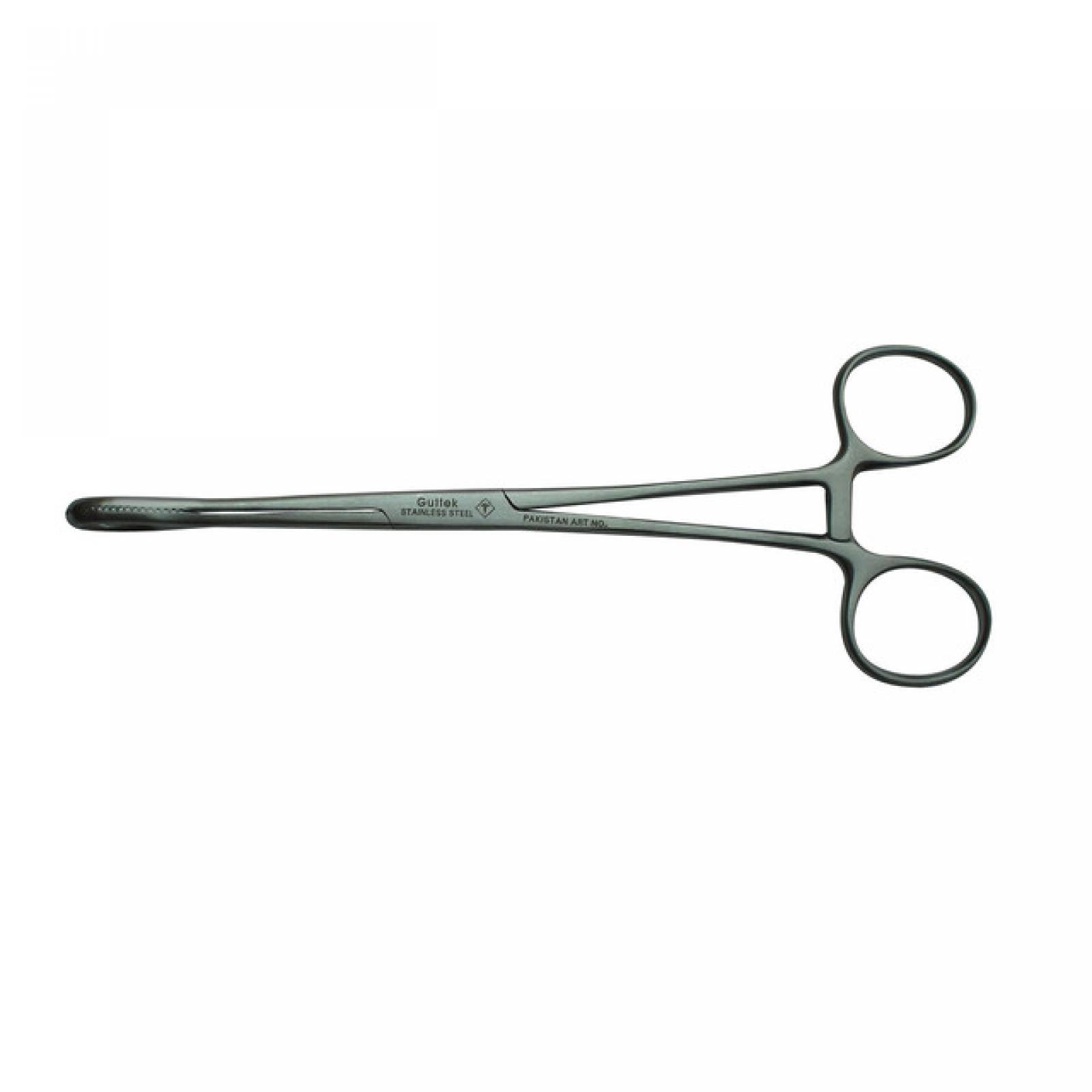 Pinza Forester Anillos 18cm Curva Instrumental Médico Guttek