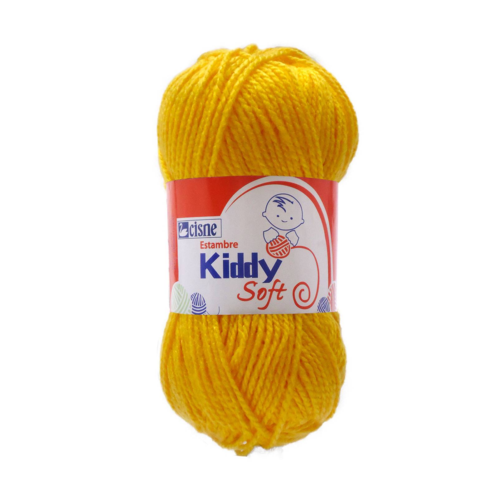 Bolsa 6 Pzas Estambre Liso Brillante Kiddy Mango 0318 Soft Cisne Coats