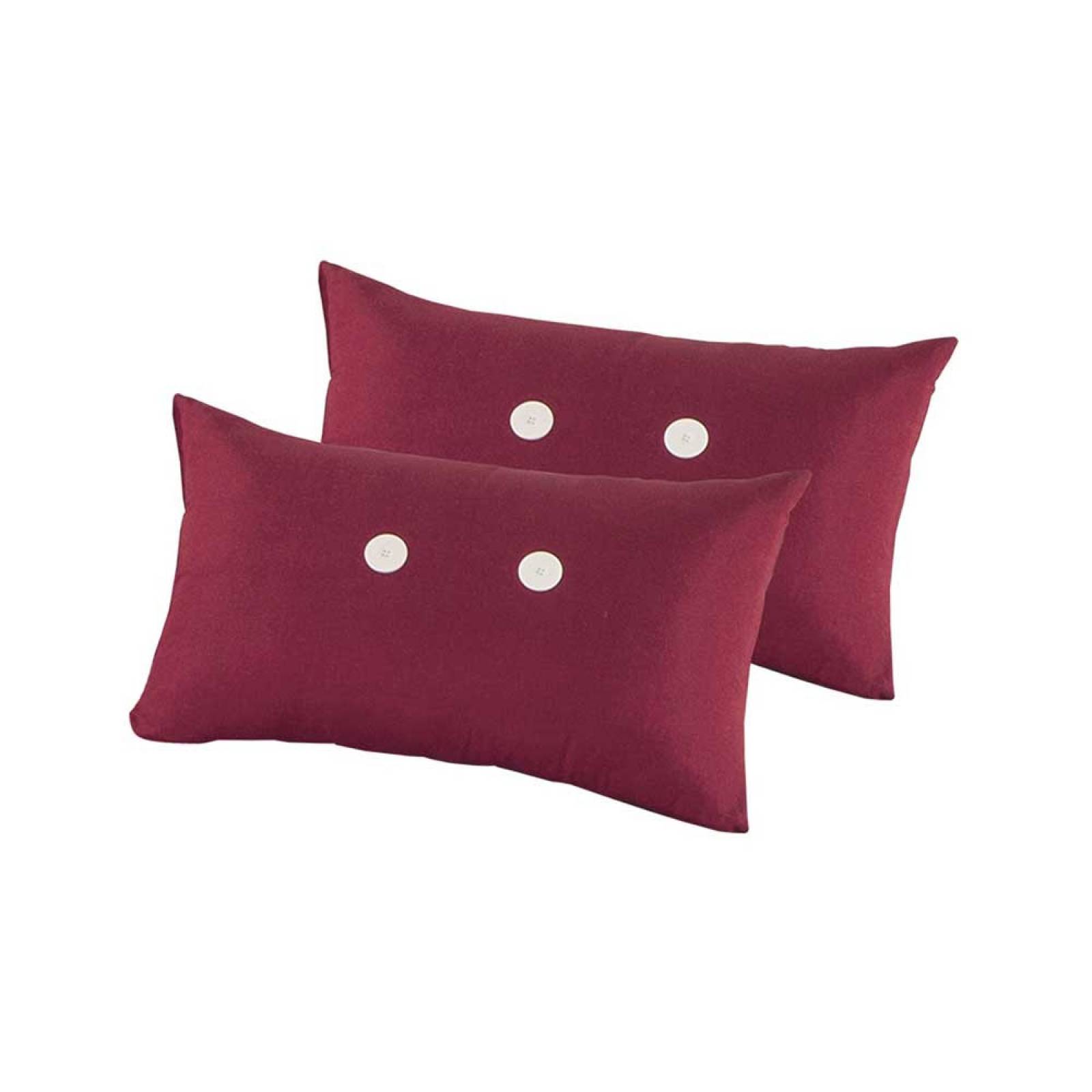 Cojines Decorativos Poliéster Aranza Vino Estandar Concord