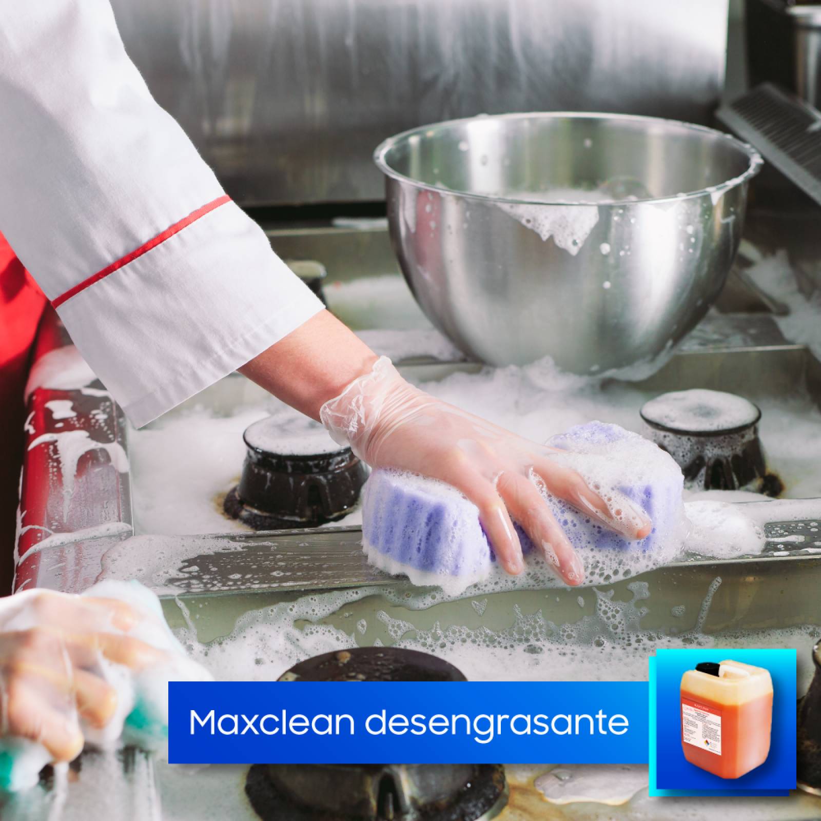 Maxclean 5 Litros Desengrasante Detergente Concentrado Netto