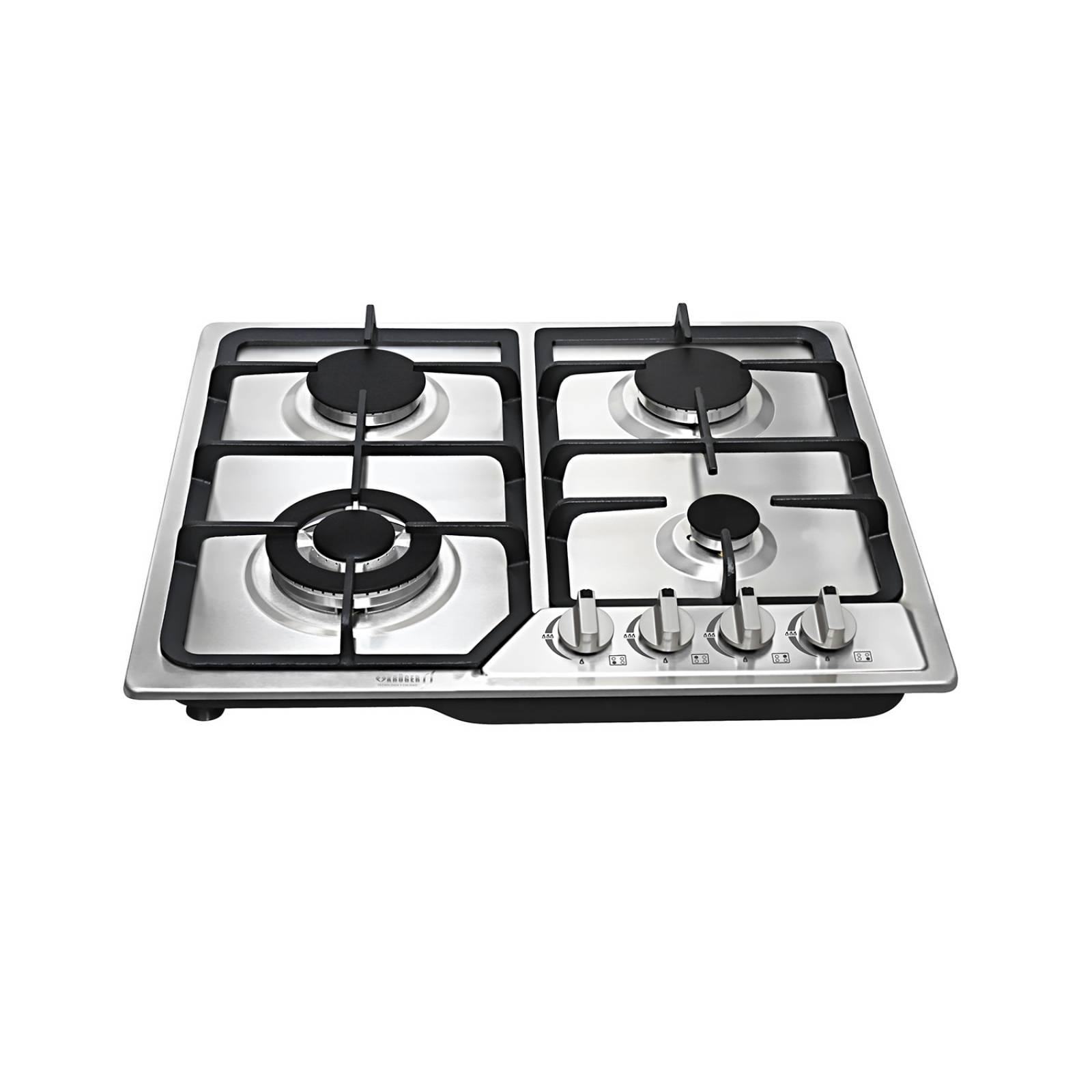 Parrila Empotrable Gas Acero Inoxidable 4 Quemadores Kruger.