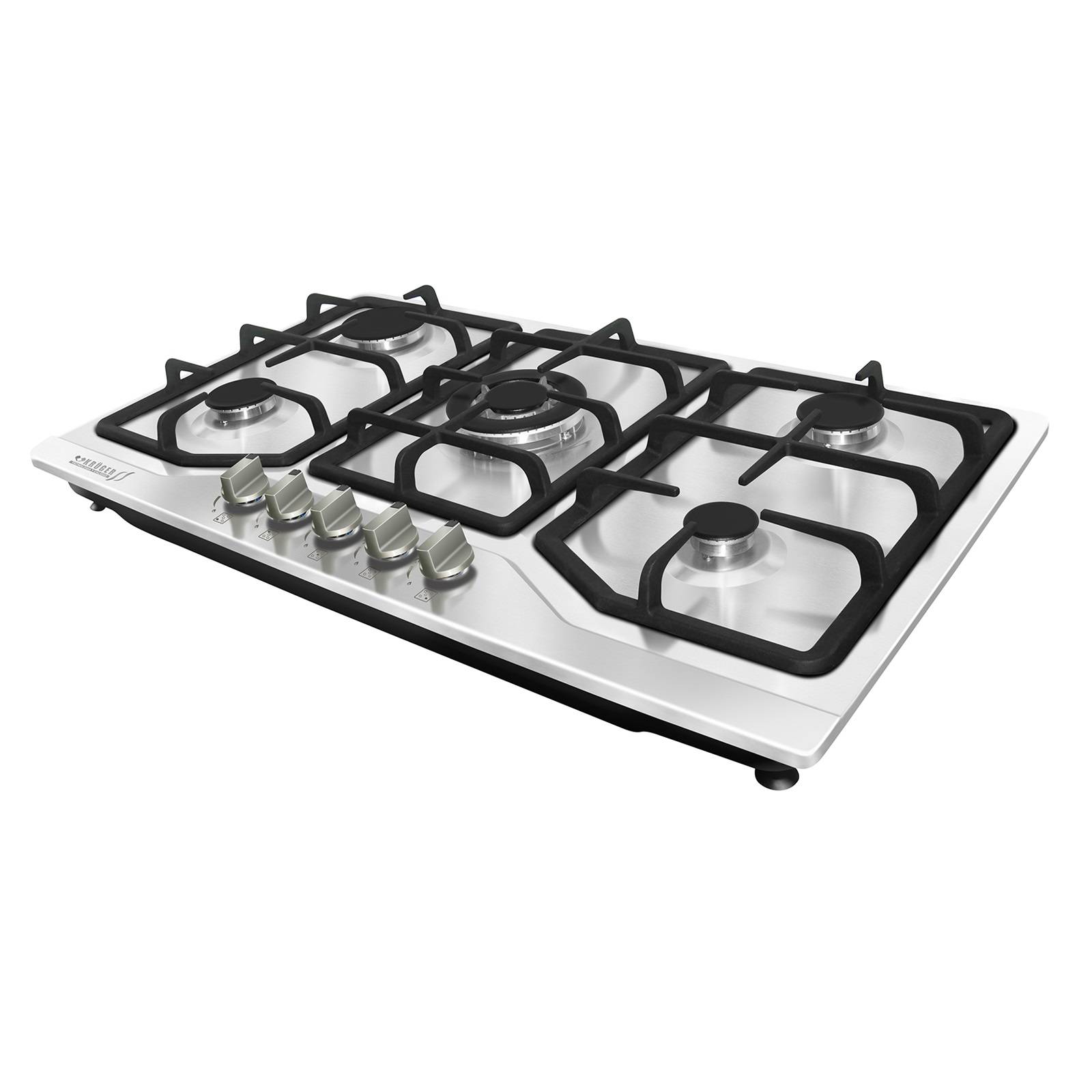 Parrilla Empotrable 5 Quemadores Gas Natural 110 V  Kruger