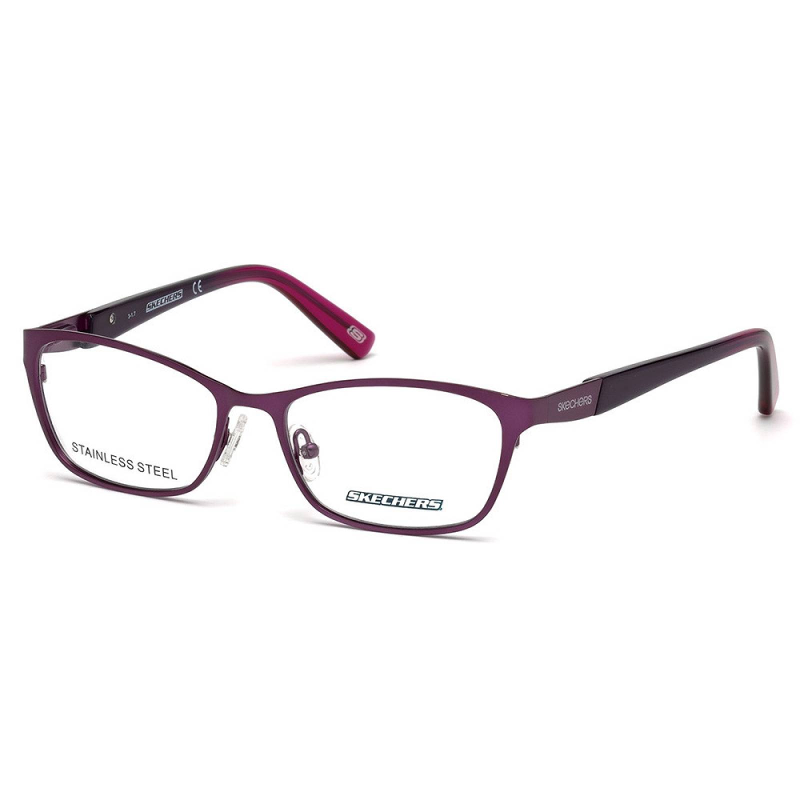 Lentes Oftálmicos Skechers Mujer Rectangular Armazón Violeta