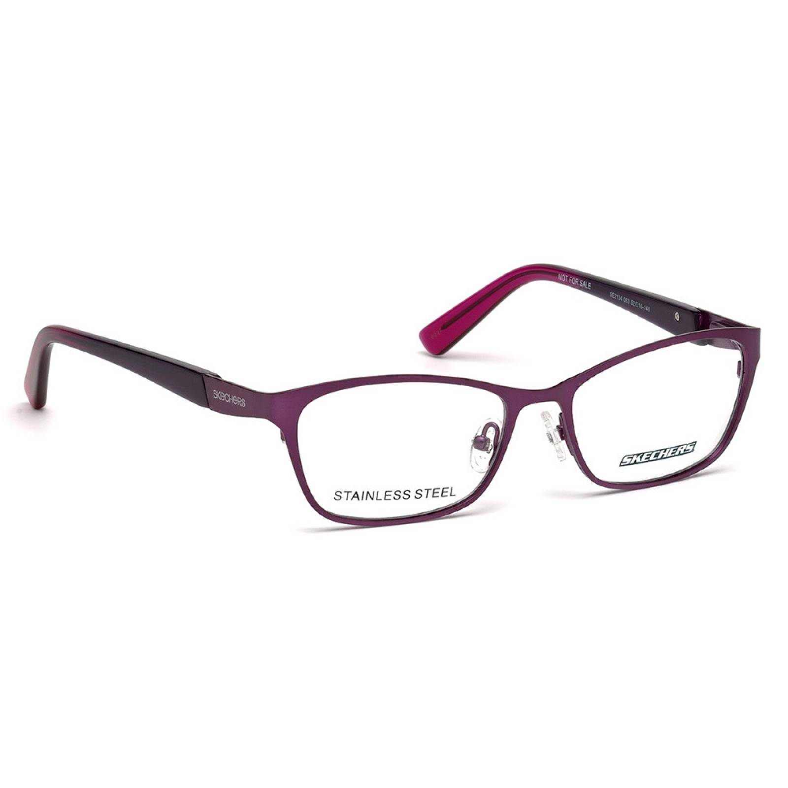 Lentes Oftálmicos Skechers Mujer Rectangular Armazón Violeta
