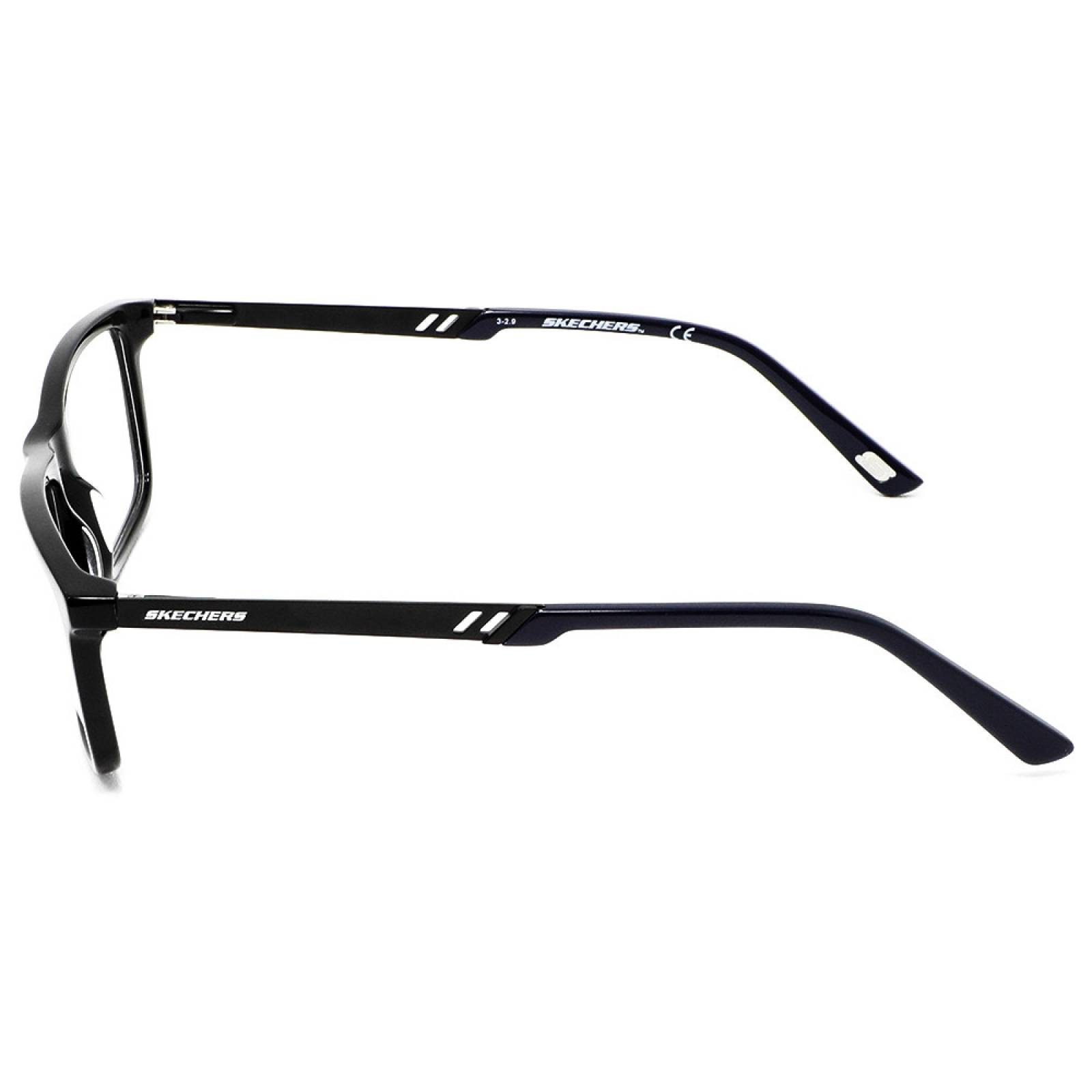 Lentes Oftálmicos Skechers Negro Hombre Rectangular Armazón
