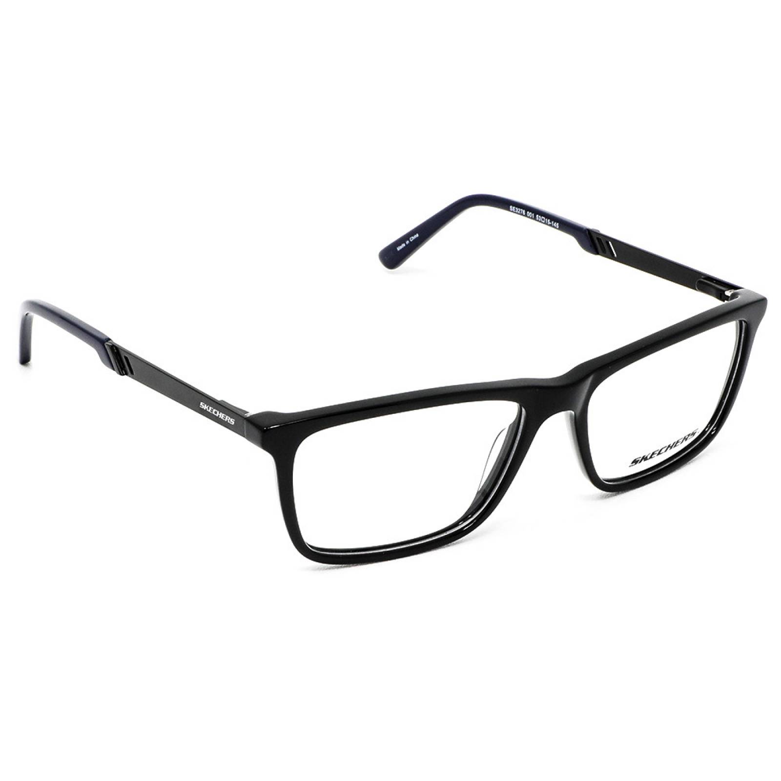 Lentes Oftálmicos Skechers Negro Hombre Rectangular Armazón