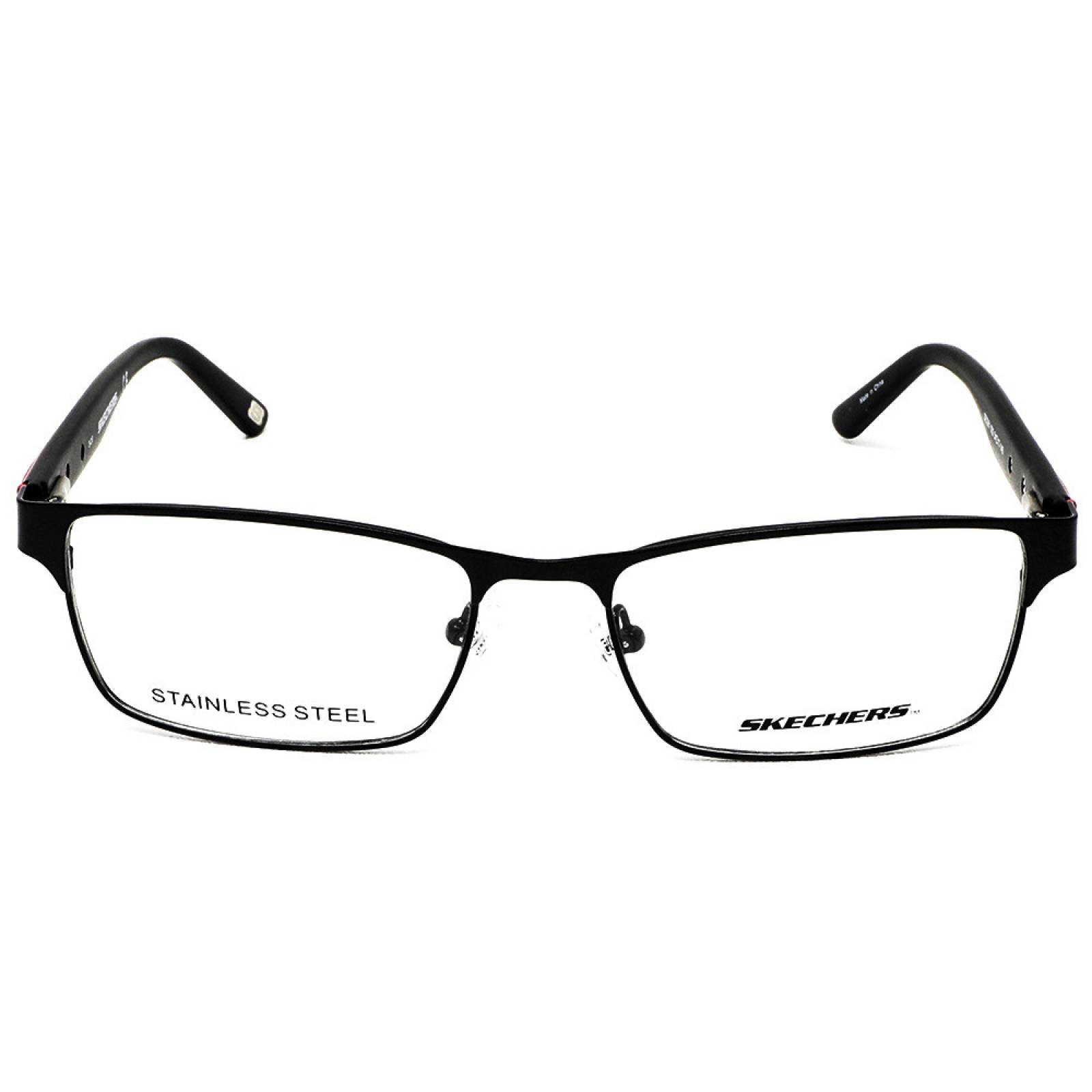 Lentes Oftálmicos Skechers Hombre Rectangular Negro Armazón