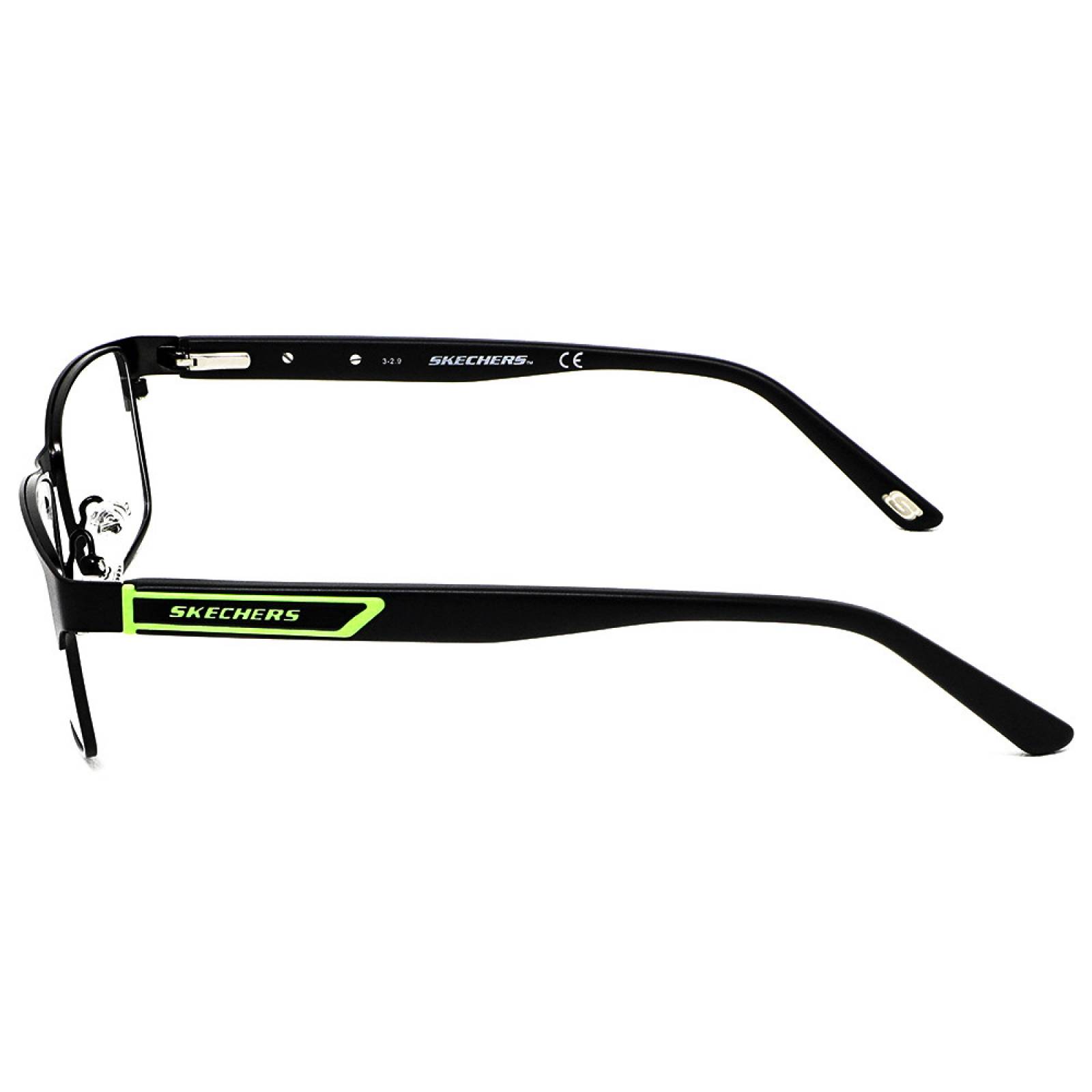 Lentes Oftálmicos Skechers Hombre Rectangular Armazón Café