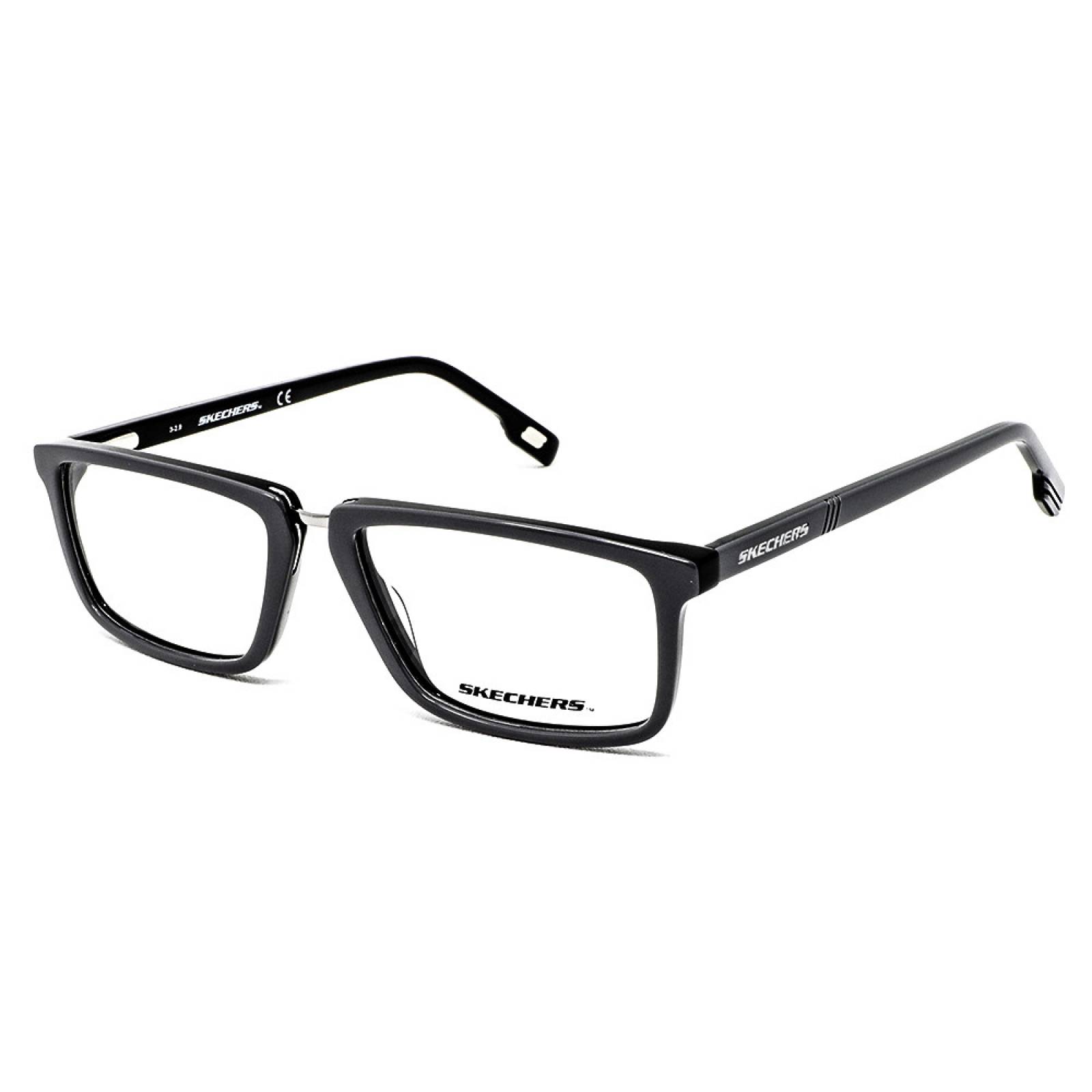 Lentes Oftálmicos Skechers Gris Rectangular Hombre Armazón