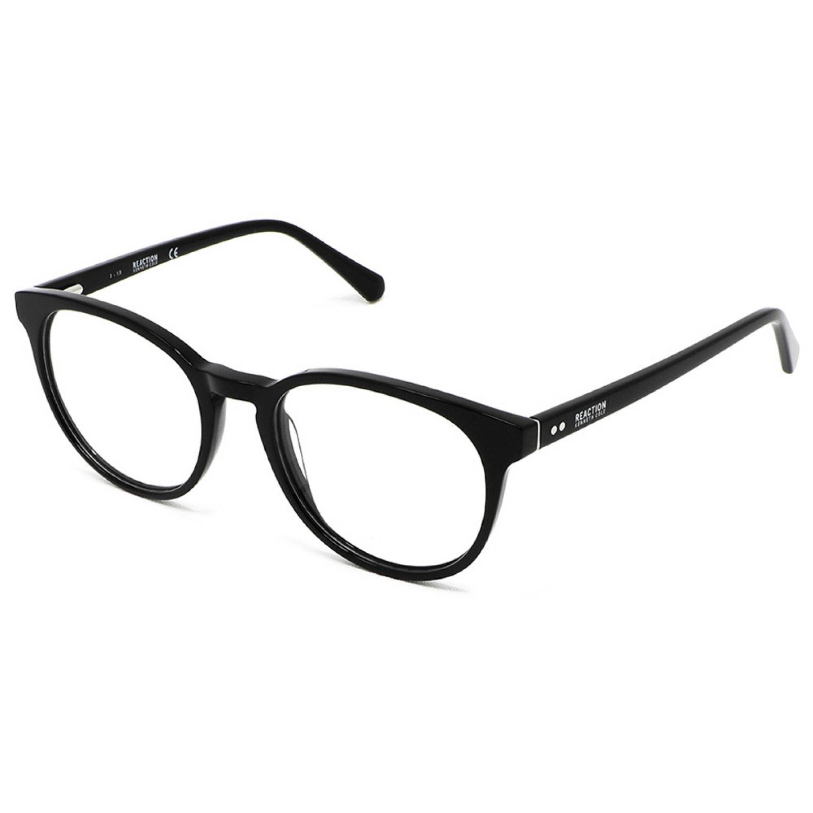 Lentes Oftálmicos Kenneth Cole Negro Hombre Redondo Armazón