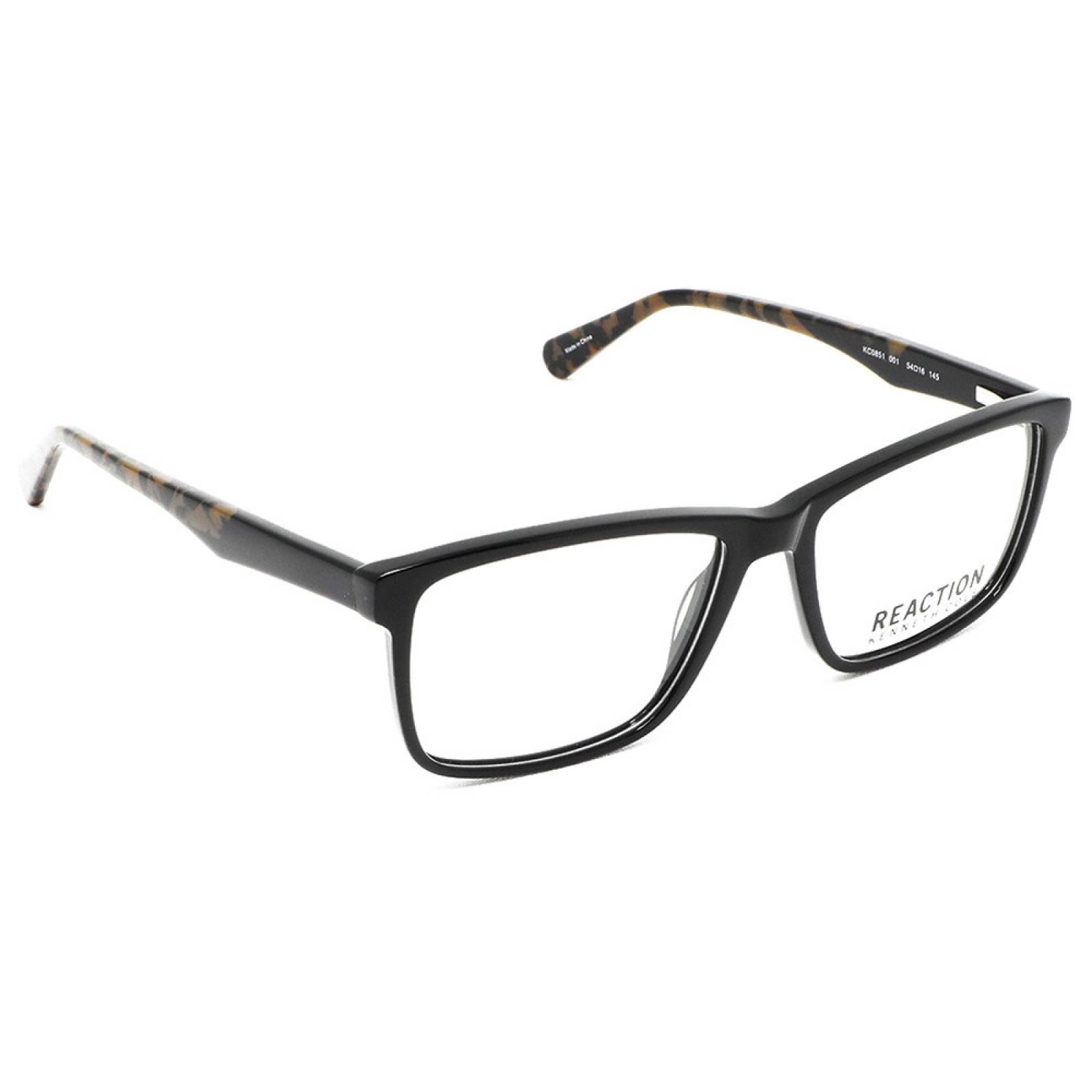 Lentes Oftálmicos Kenneth Cole Hombre Armazón Negro Acetato