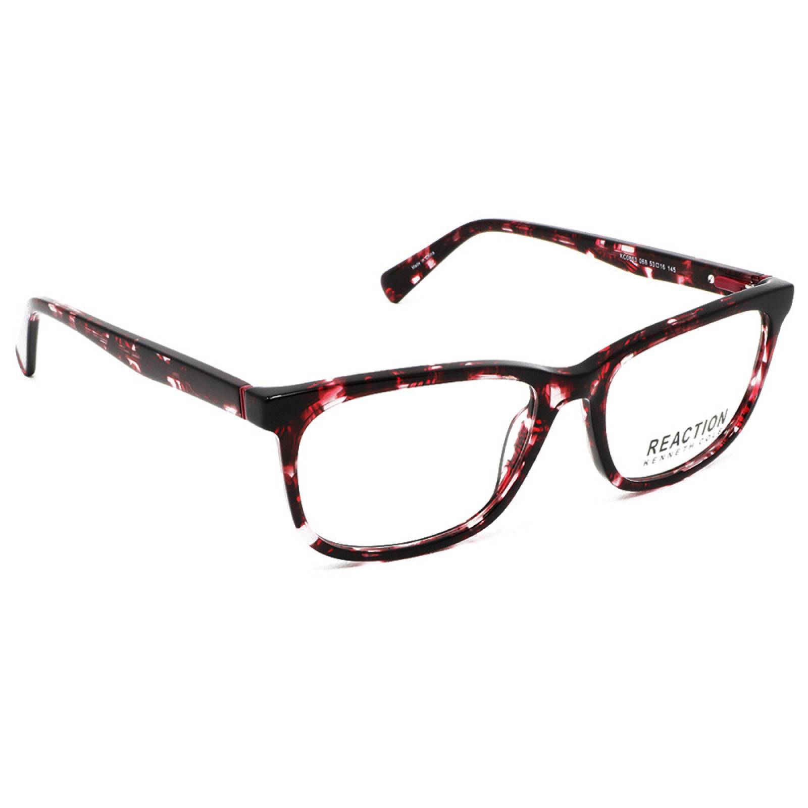 Lentes Oftálmicos Kenneth Cole Unisex Rectangular Rojo
