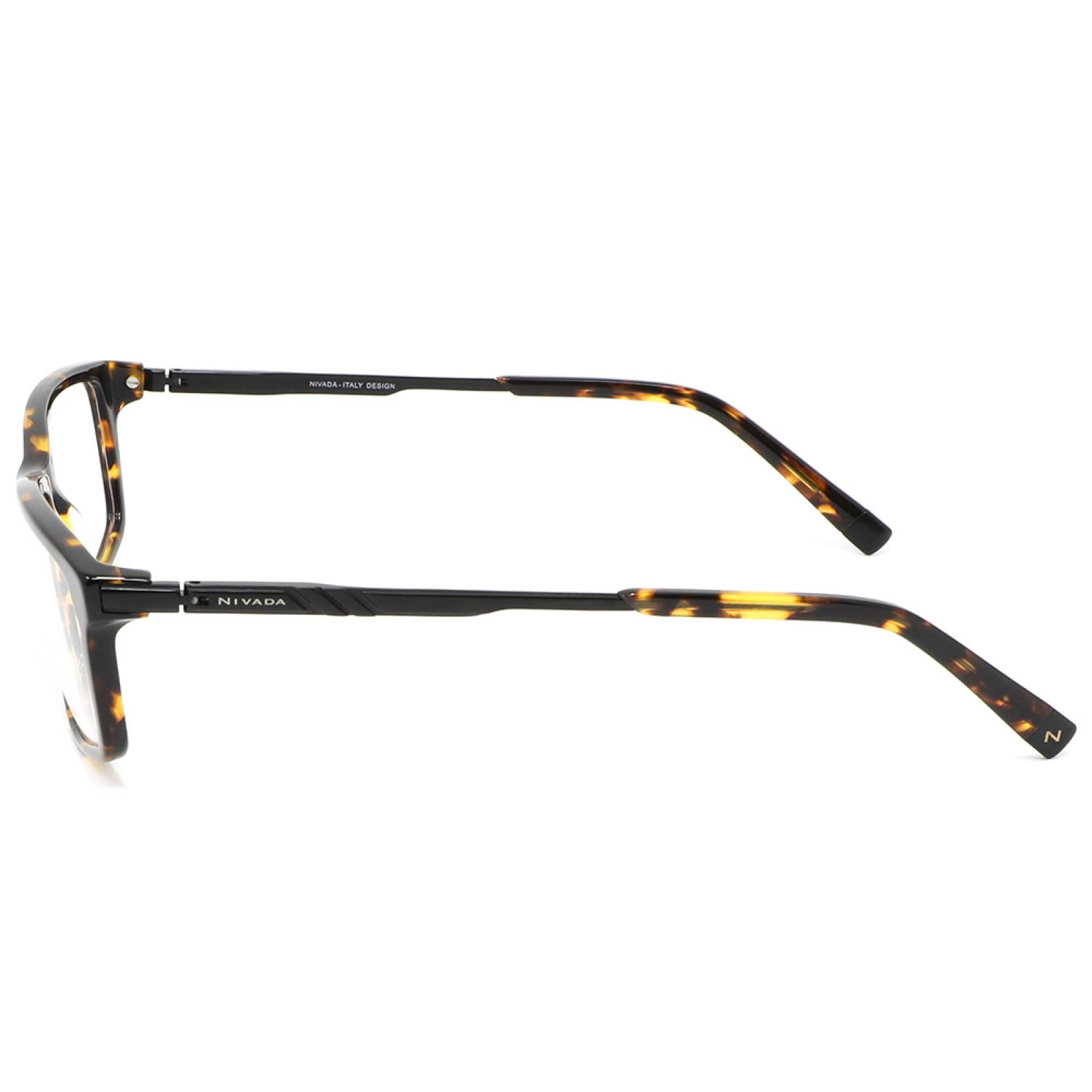 Lente Hombre Oftalmico Rectangular Armazon Havana Nivada