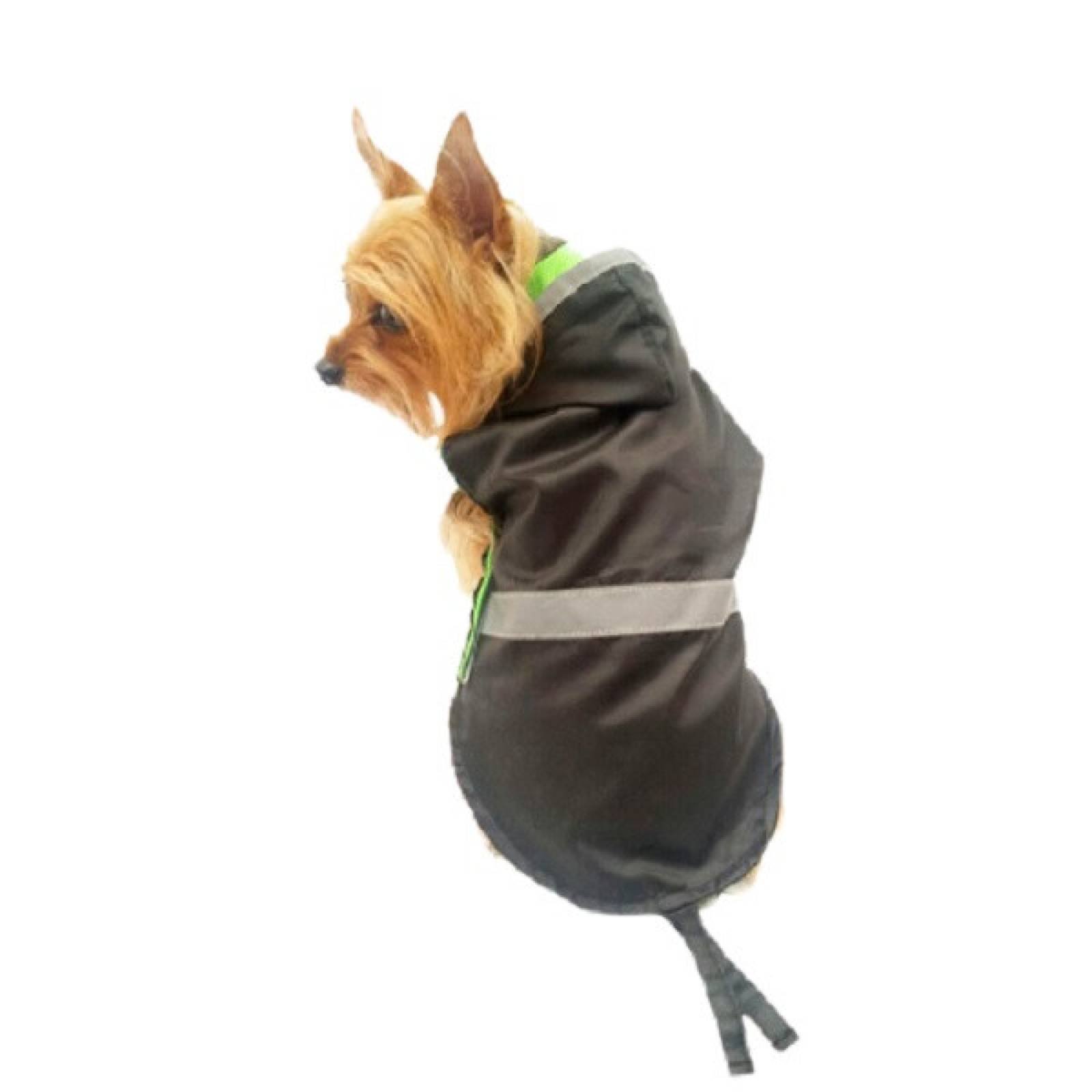 Impermeable Raincoat Negro Perro Talla 2 Pet Pals