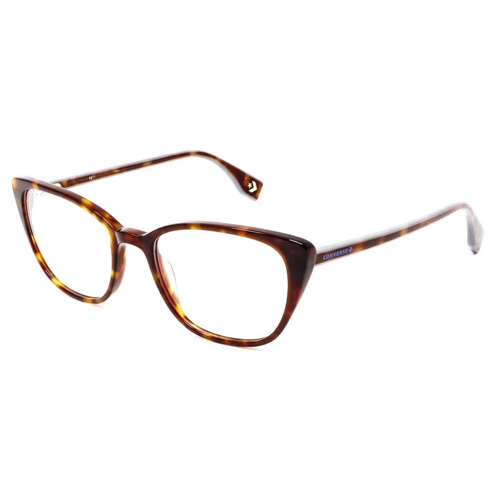 Lentes Oftálmicos Mujer Cat-eye Acetato Color Havana Converse