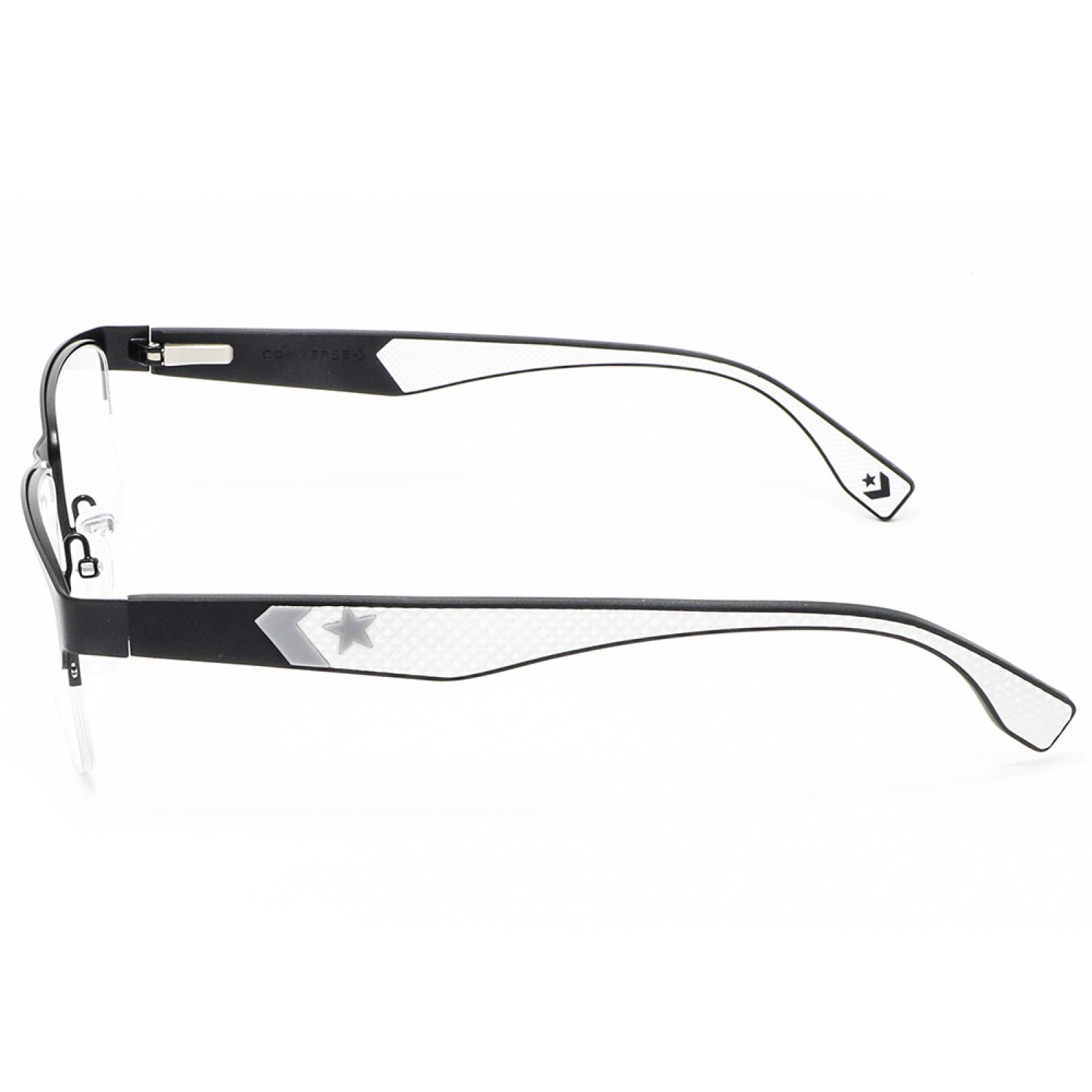 Lentes Oftálmicos Hombre Rectangular Metal Negro Converse