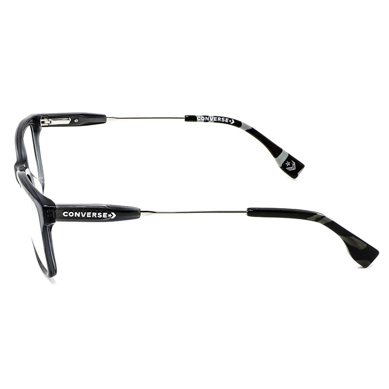 Lentes Oftálmicos Hombre Rectangular Acetato Gris Converse