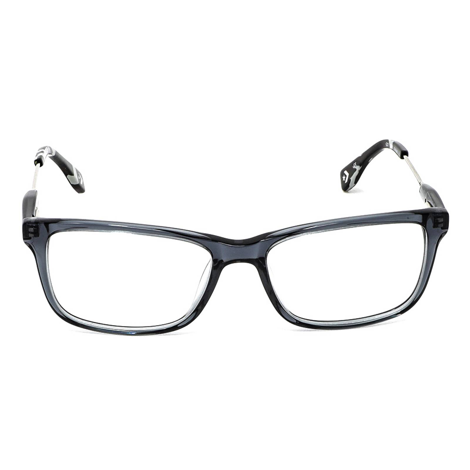 Lentes Oftálmicos Hombre Rectangular Acetato Gris Converse