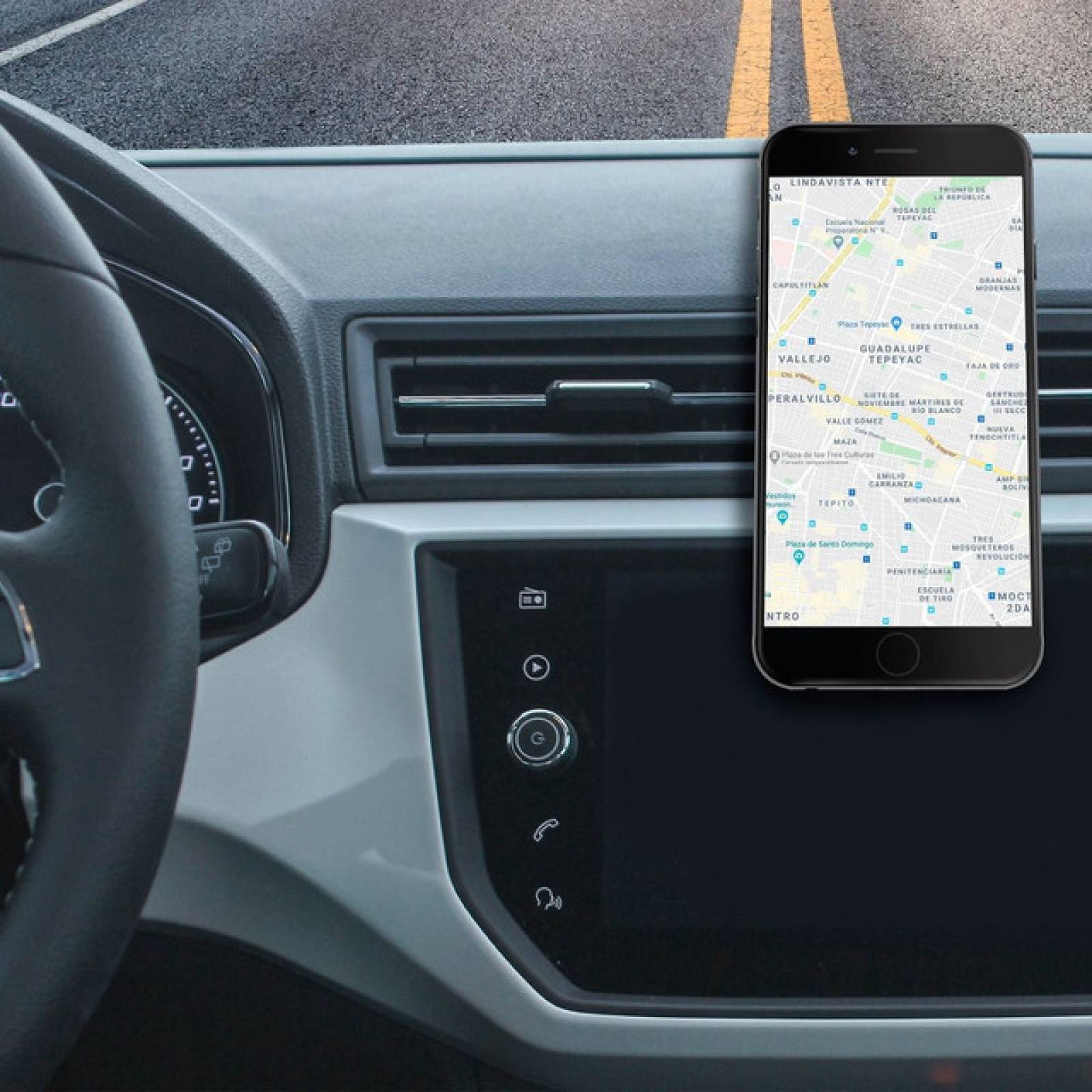 Nano Soporte Gel P/ Celular Auto Reutilizable Lavable Steren