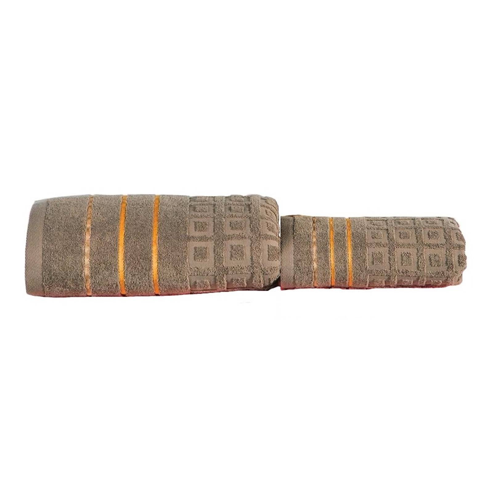 Juego Toallas Mystic Qaqui Estándar Algodón Café Concord