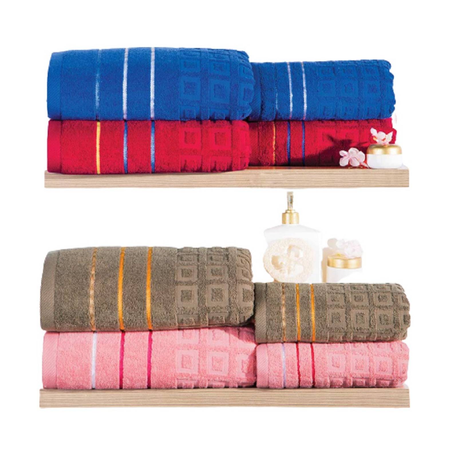 Juego Toallas Mystic Estándar Algodón Azul Rey Concord