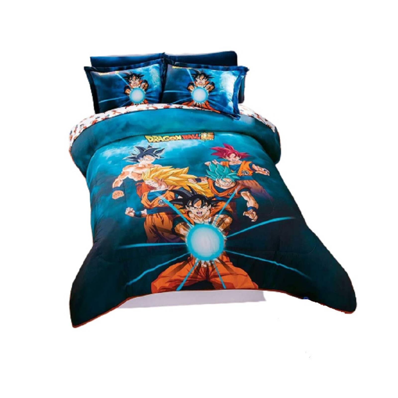 Edredón Dragon Ball Super Matrimonial Microfibra Concord