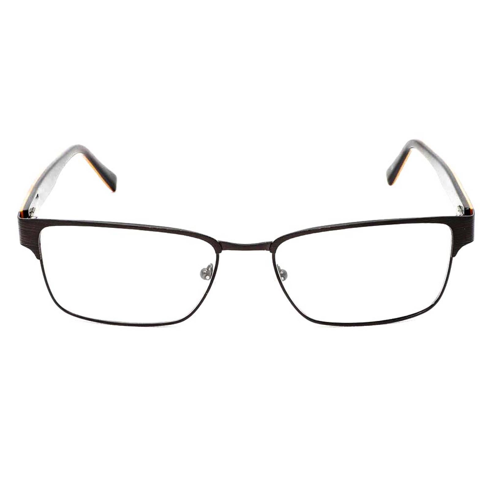 Lentes Oftálmicos Hombre Rectangular Metal Negro Converse