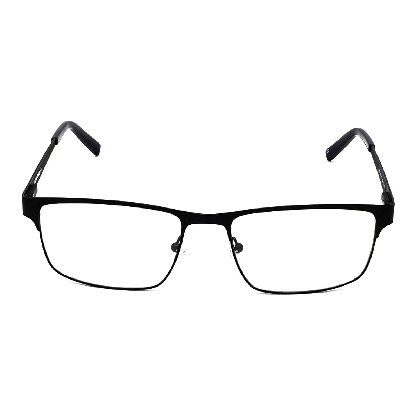 Lentes Oftálmicos Hombre Rectangular Metal Negro Converse
