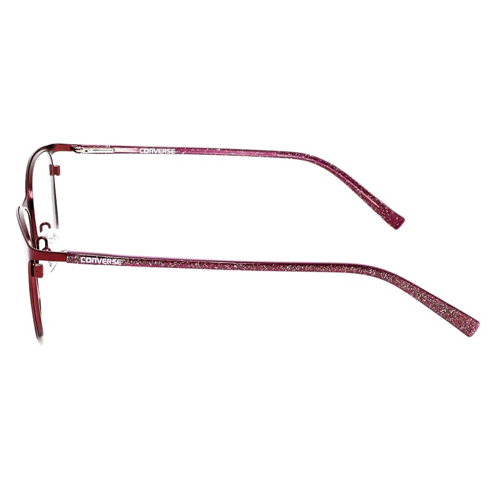 Lentes Oftálmicos Mujer Forma Mariposa Metal Rojo Converse