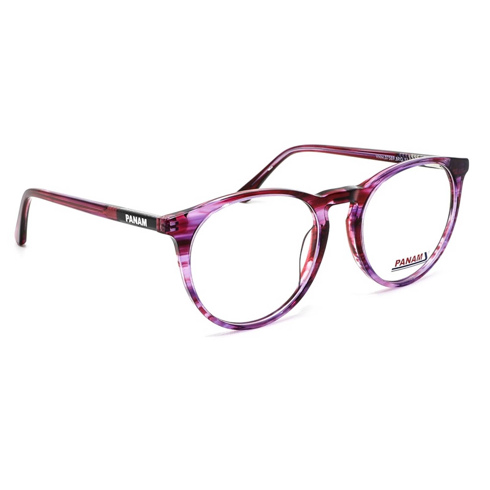 Lentes Oftálmicos Mujer Forma Pantos Acetato Vino Panam