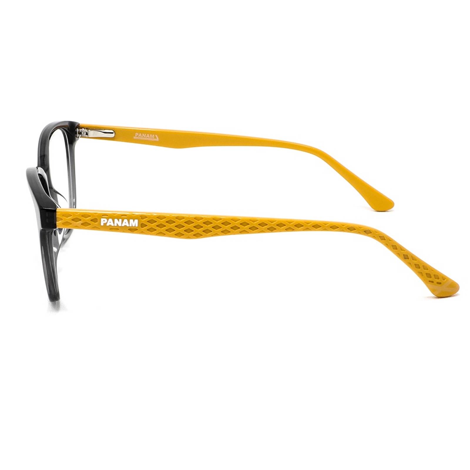 Lentes Oftálmicos Mujer Forma Pantos Acetato Gris Panam