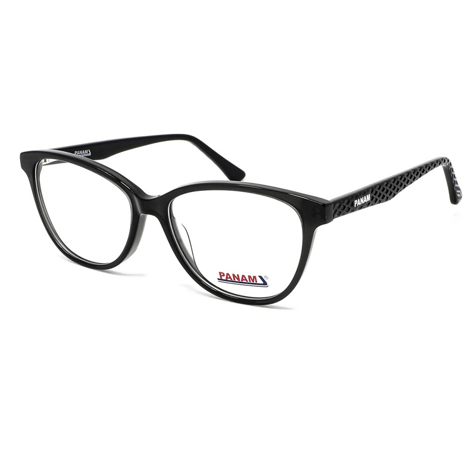 Lentes Oftálmicos Mujer Forma Pantos Acetato Color Gris