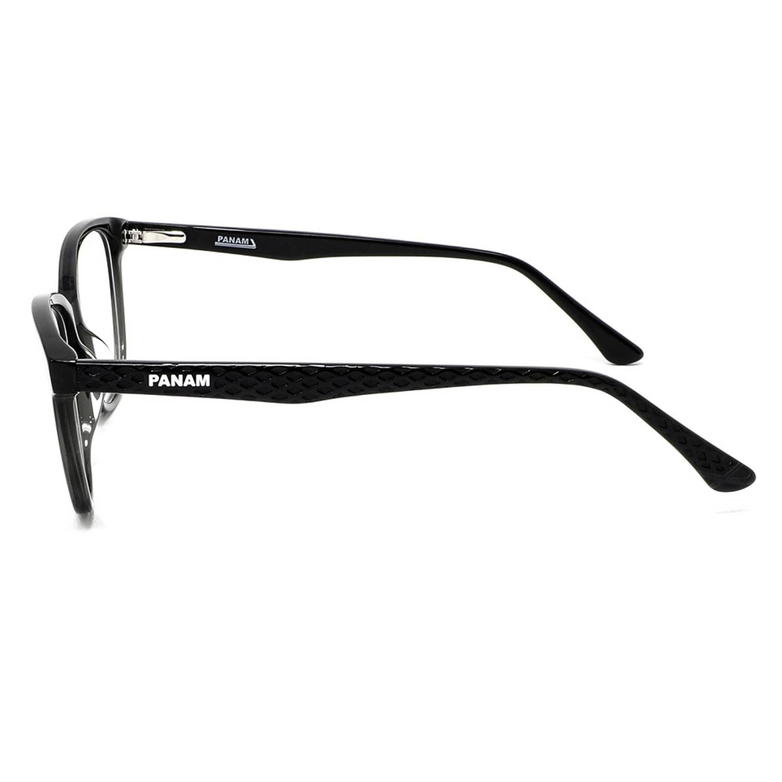 Lentes Oftálmicos Mujer Forma Pantos Acetato Color Gris