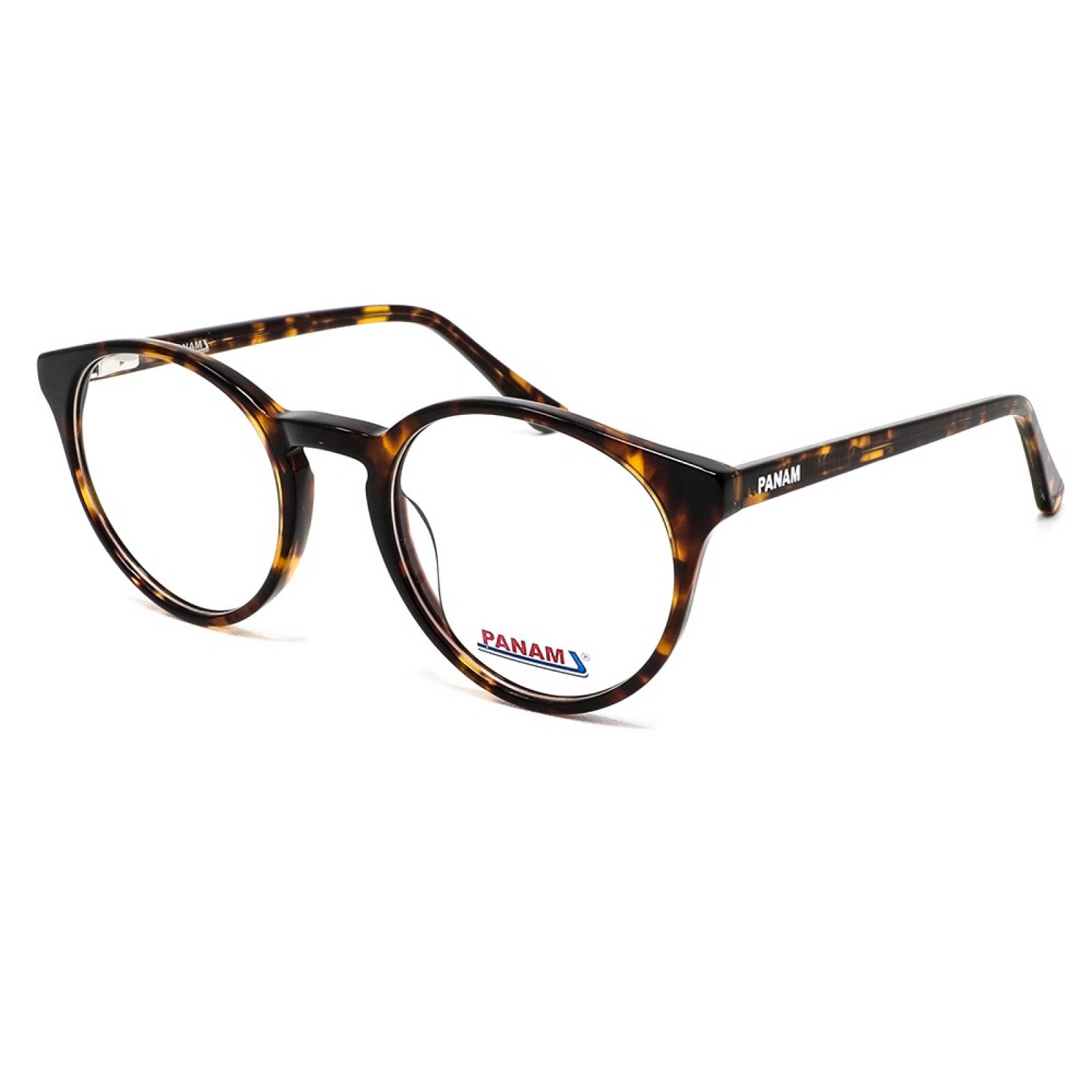 Lentes Oftálmicos Mujer Forma Redonda Acetato Havana Panam