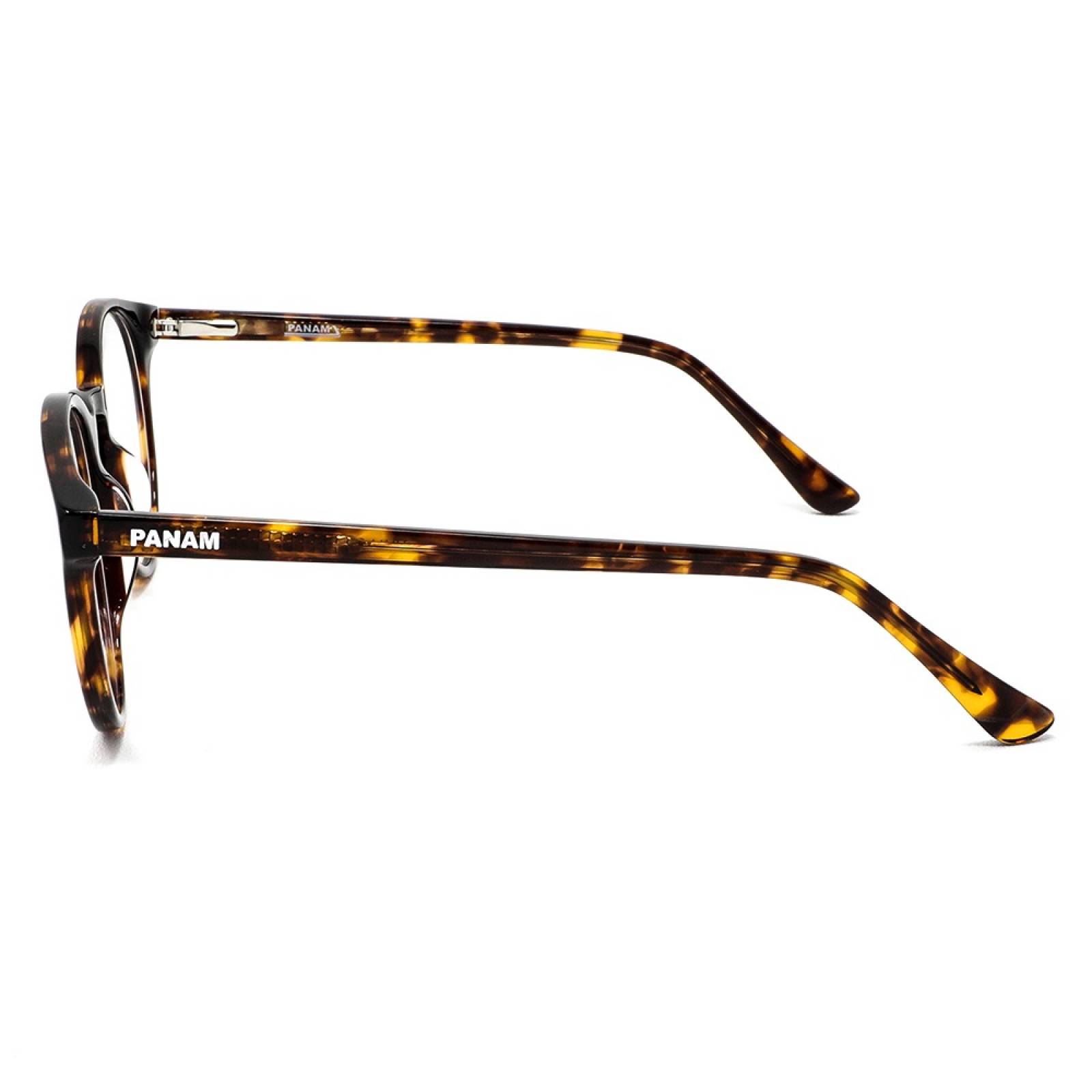 Lentes Oftálmicos Mujer Forma Redonda Acetato Havana Panam