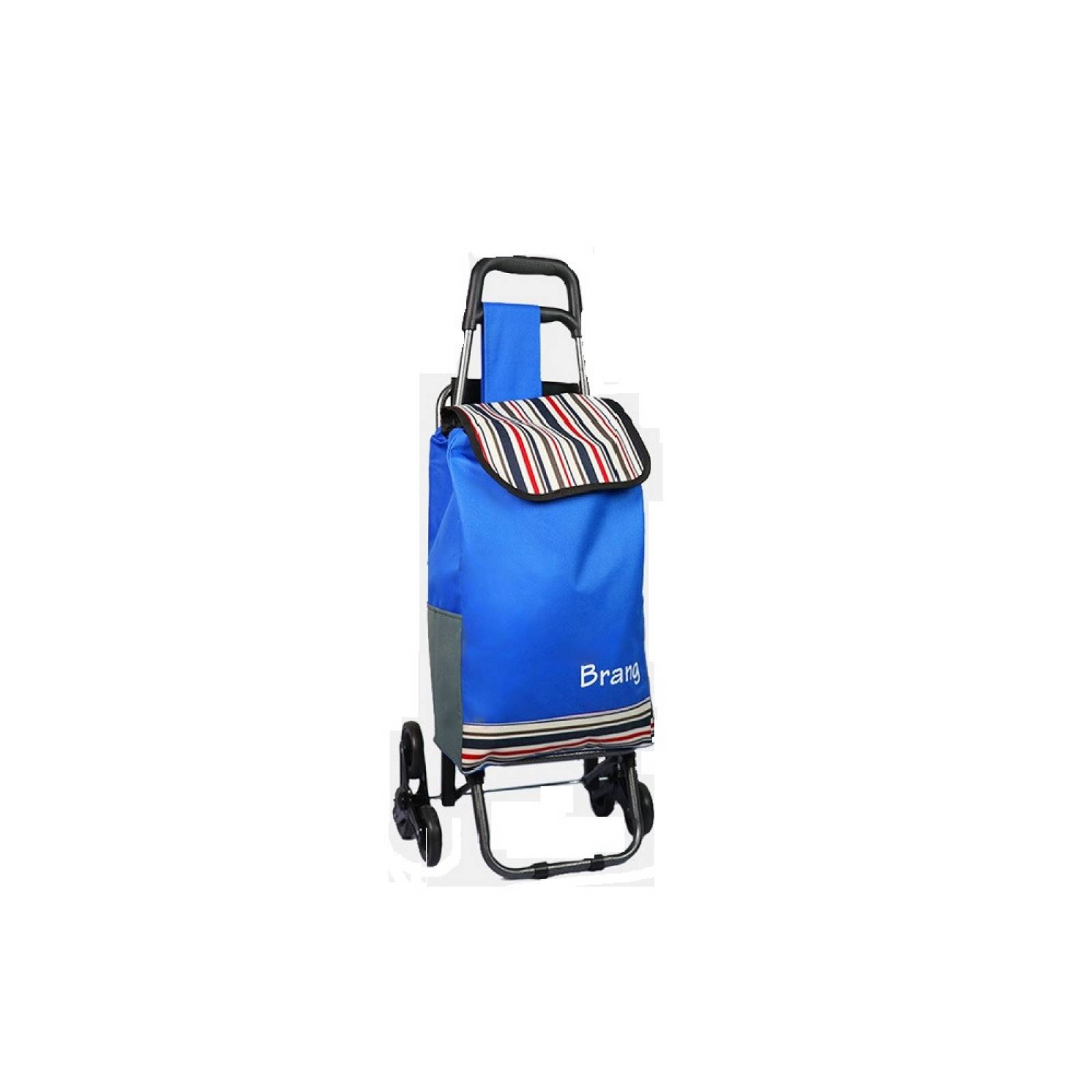 Carrito Mandado Multiusus Silla Plegable Azul Brang
