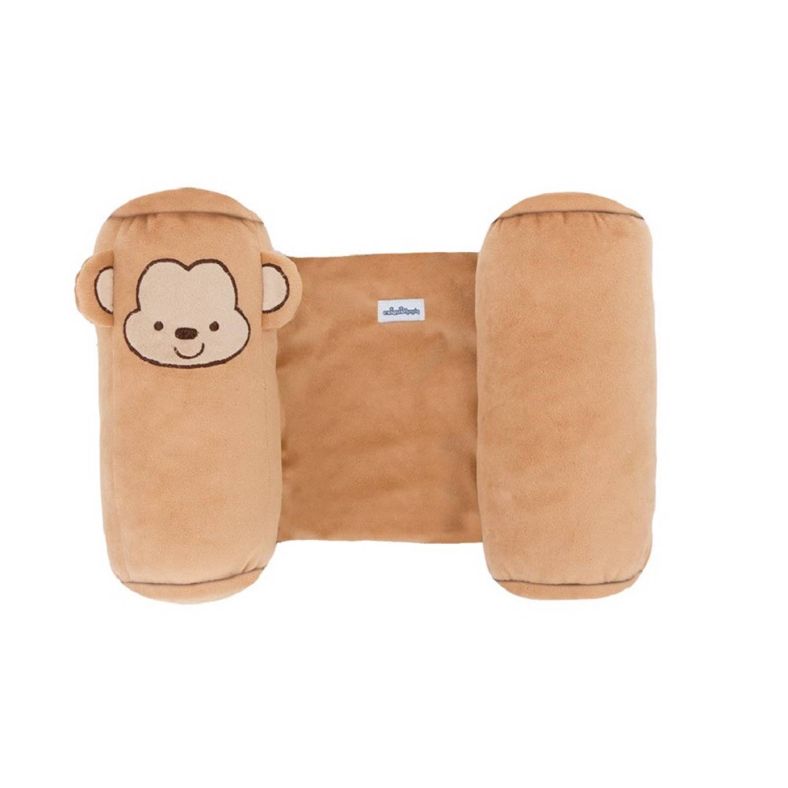 Cojín Changuito Descanso Bebé Poliéster Café Chiqui Mundo