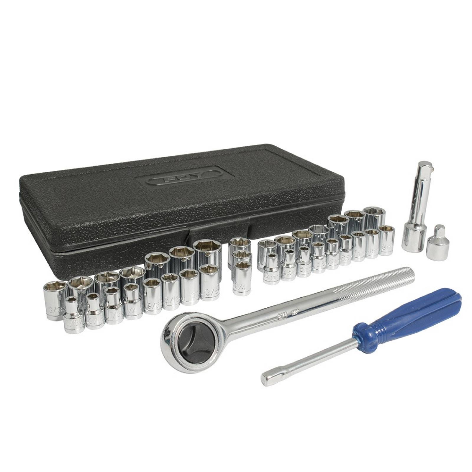 Juego Combinado Dados Matraca 38 Piezas Caja Plastico Foy