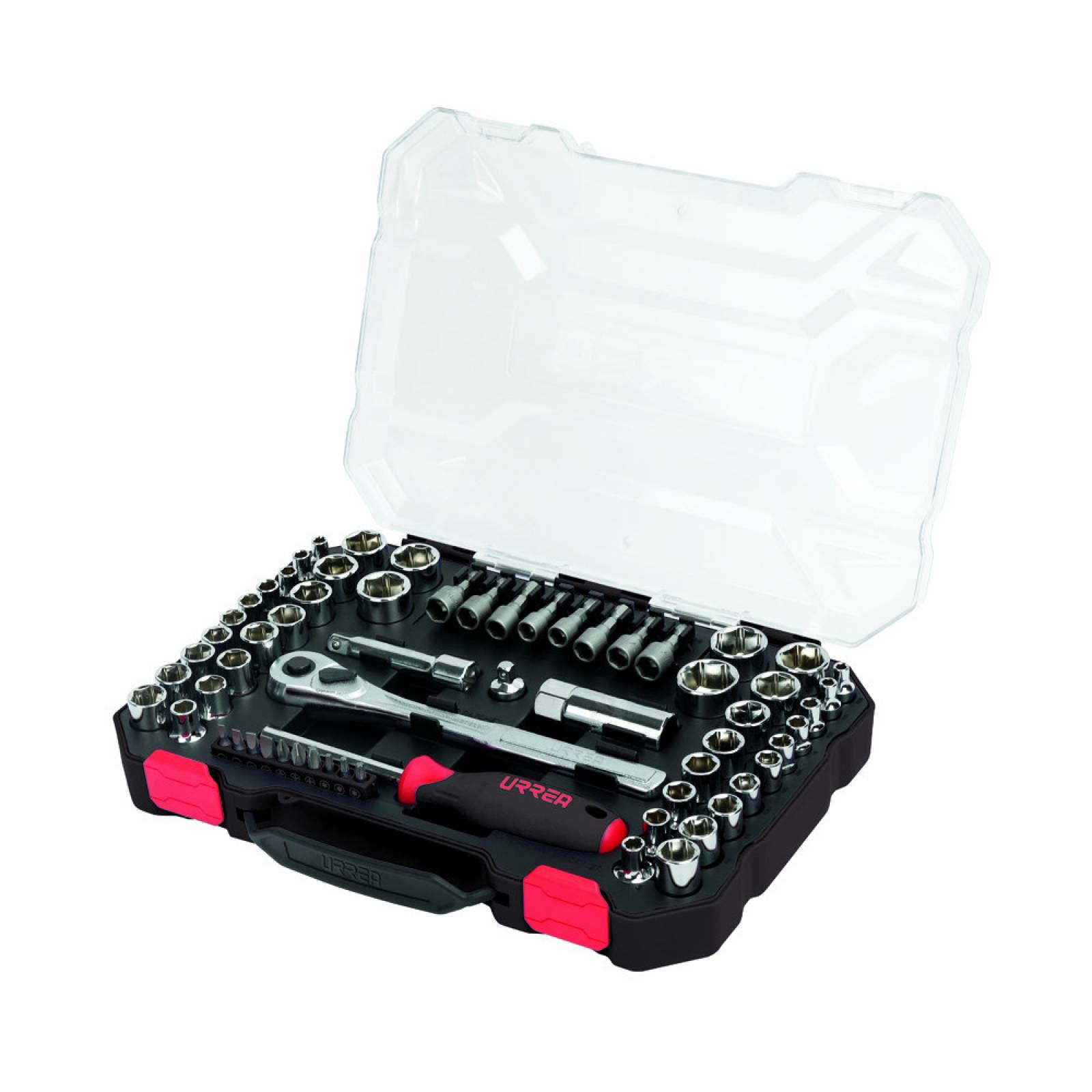 Juego Combinado Dados Accesorios 63 Piezas Herramienta Urrea