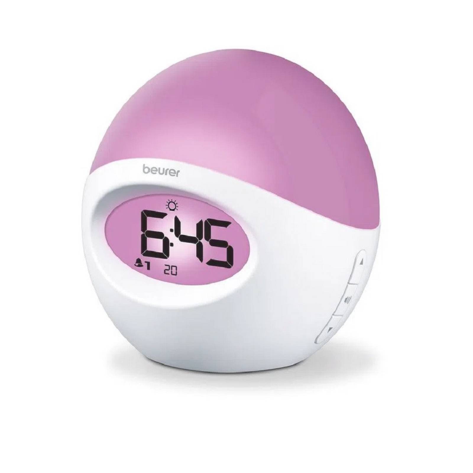 Luz Despertador 10 Presintonías Radio Luz Color LCD Beurer.