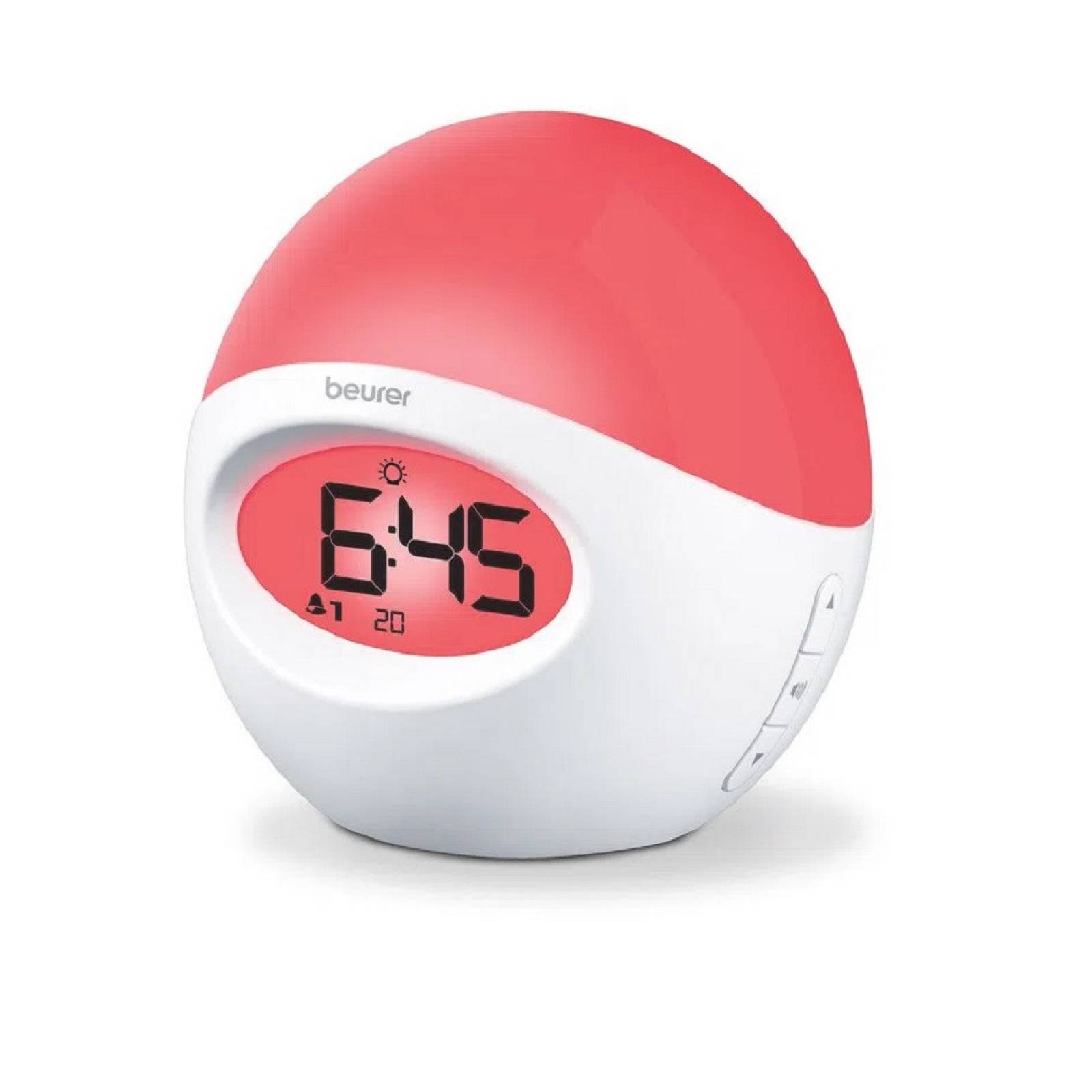 Luz Despertador 10 Presintonías Radio Luz Color LCD Beurer.
