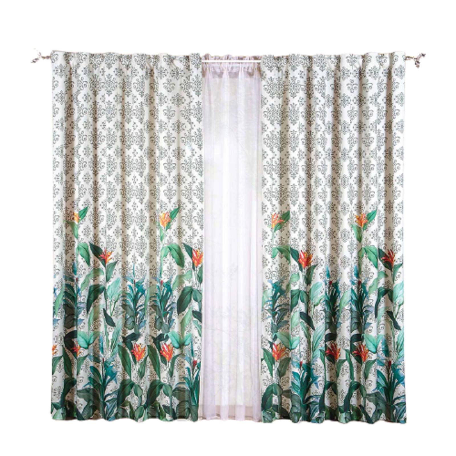 Cortina Decorativa Hannia Estándar Poliéster Concord