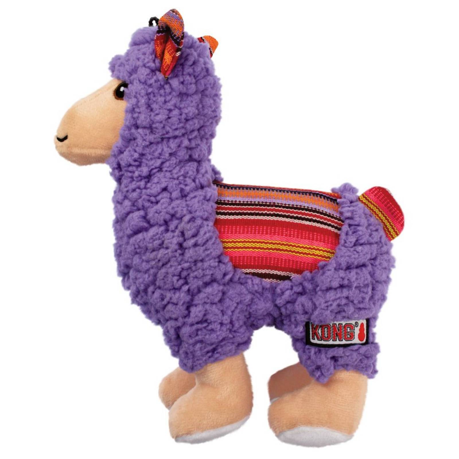 Juguete Peluche Llama Sherps Mediana Morado Perro Kong