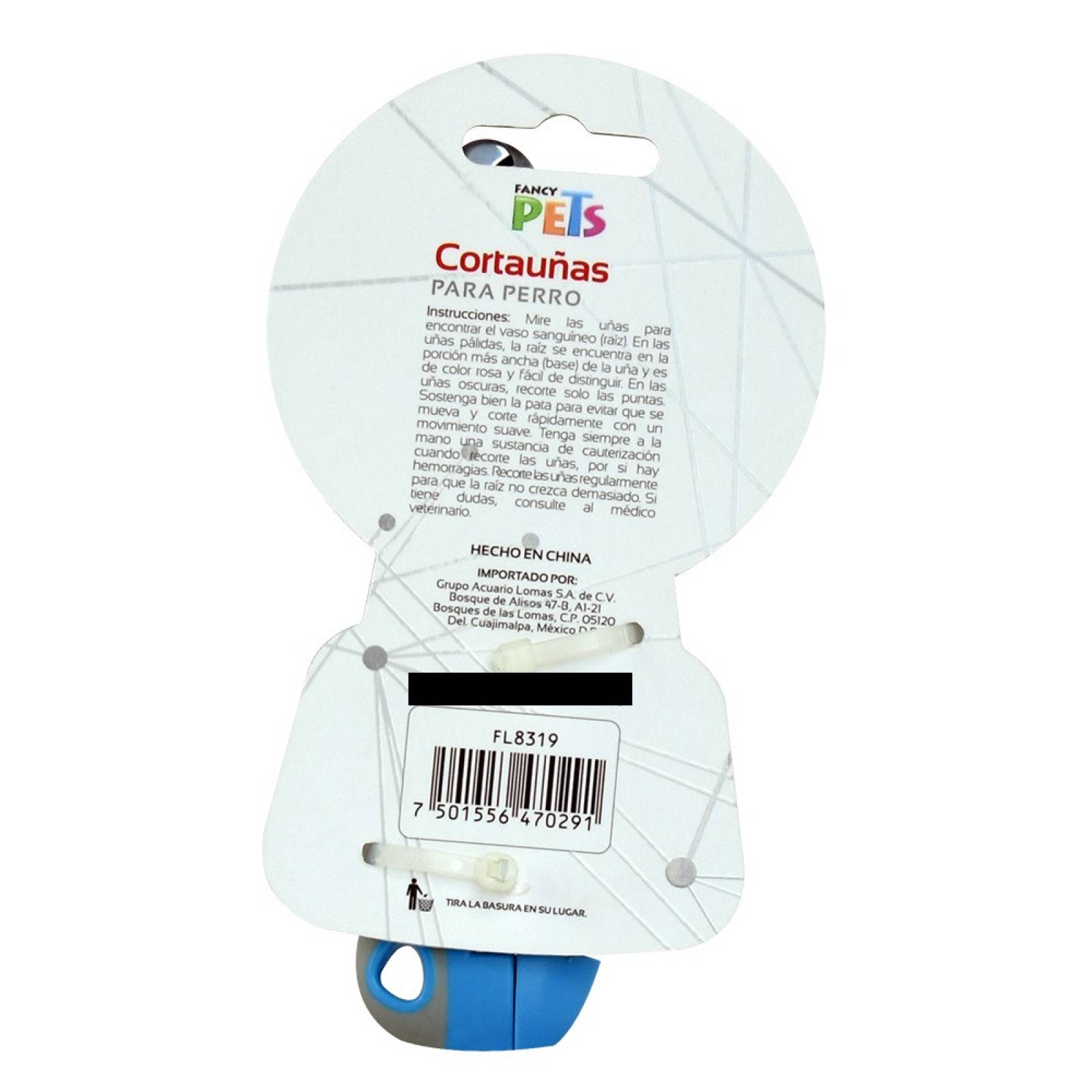 Cortauñas P/Perro Tipo Alicante Ergonómico Perro Fancy Pets