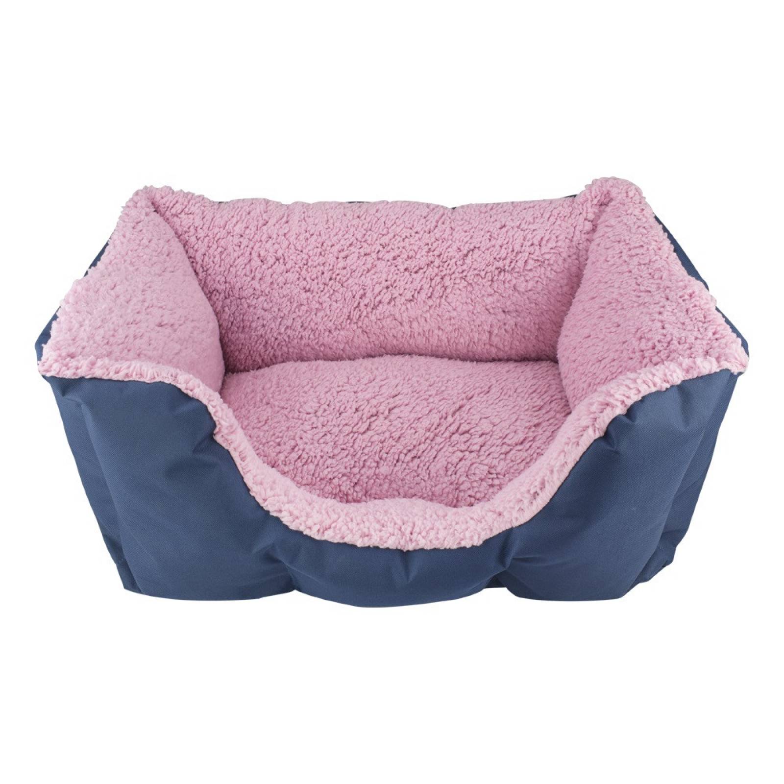 Cama Babe Rosa Tela Suave Resistente P/Perro Fancy Pets