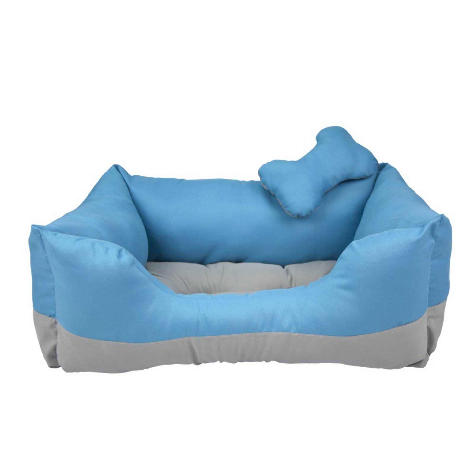 Cama Puff Rectangular Mascotas Perro Raza Grande Extragrande