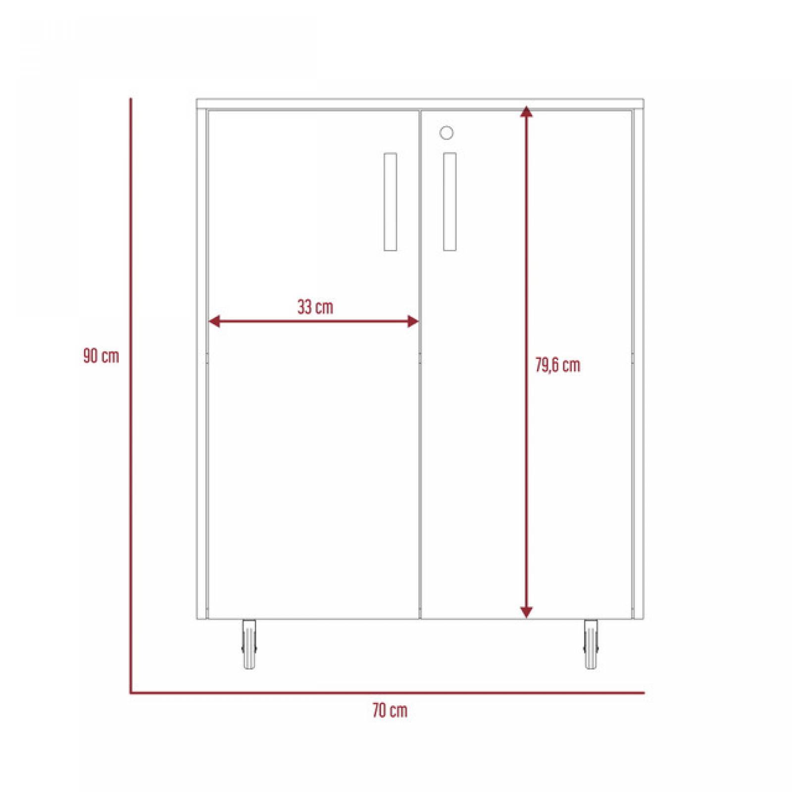 Mueble Armable Basic Based Cabinet Color Gris Excelsior