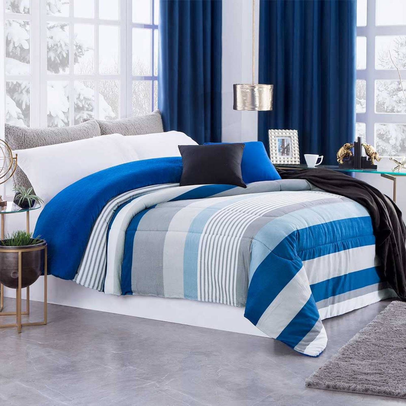 Cobertor Pachicalientito Hans Matrimonial Poliéster Concord