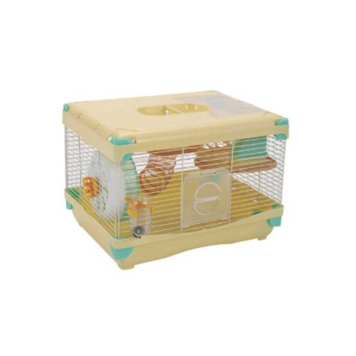 Jaula Plástica Hamster Land Amarillo Anti-Mordidas Sunny