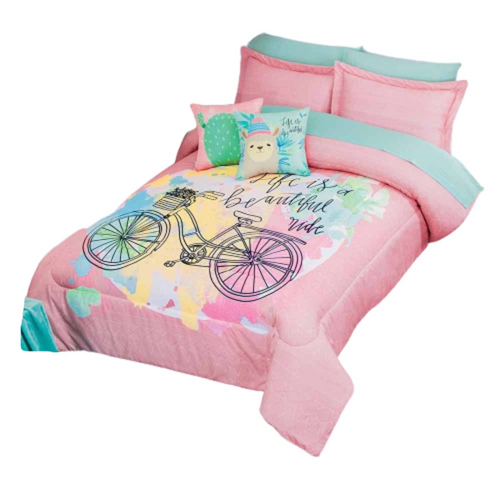 Edredón Individual Lavable Microfibra C/Fundas Joy Concord